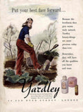 Yardley Perfume Garden 1940s Vintage Retro Advert Poster