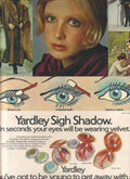 Yardley Sigh Shadow Vintage Retro Advert Ads A4 Photo Print
