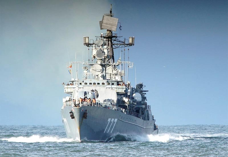 Yaroslav Mudry Neustrashimyy Class Multirole Frigate Russian Navy A4 Photo Print