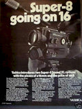 Yashica Super 8 Vintage Retro Advert Ads A4 Photo Print