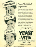 Yeast Vite Women 1950s Vintage Retro Advert Poster
