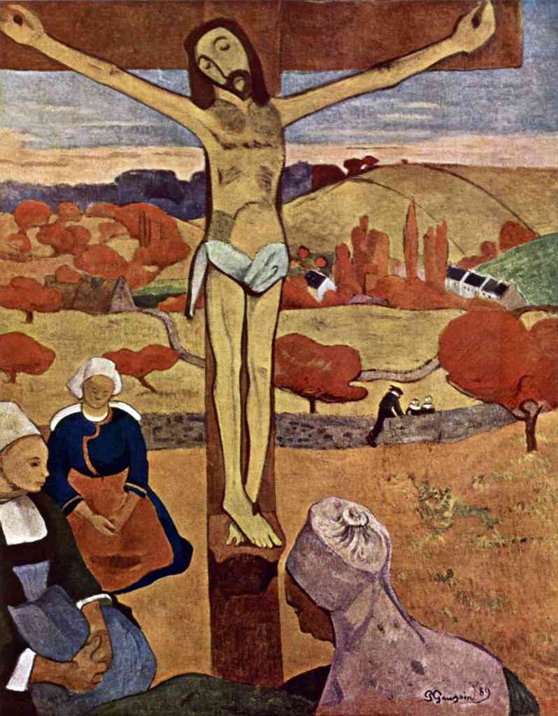 Yellow Christ Gauguin A4 Photo Print