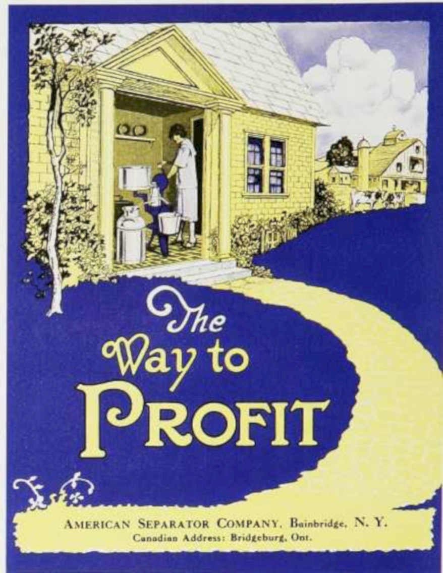 Yellow Cottage Profit Vintage Retro Advert Ads A4 Photo Print