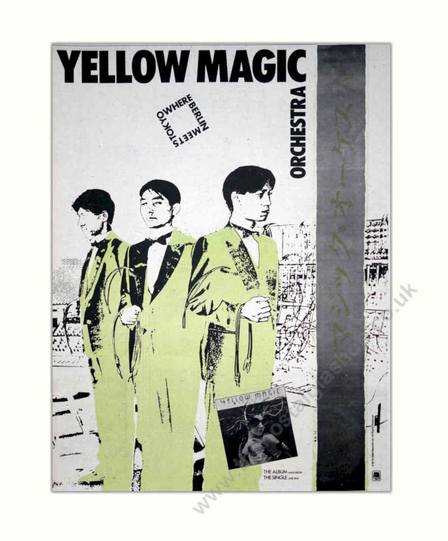 Yellow Magic Berlin Vintage Retro Advert Poster A4 Photo Print