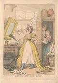 Yellow Woman Girls GB Cartoon Vintage Retro Advert Poster