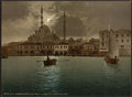 Yeni Djama by moonlight Constantinople Vintage A4 Photo Print