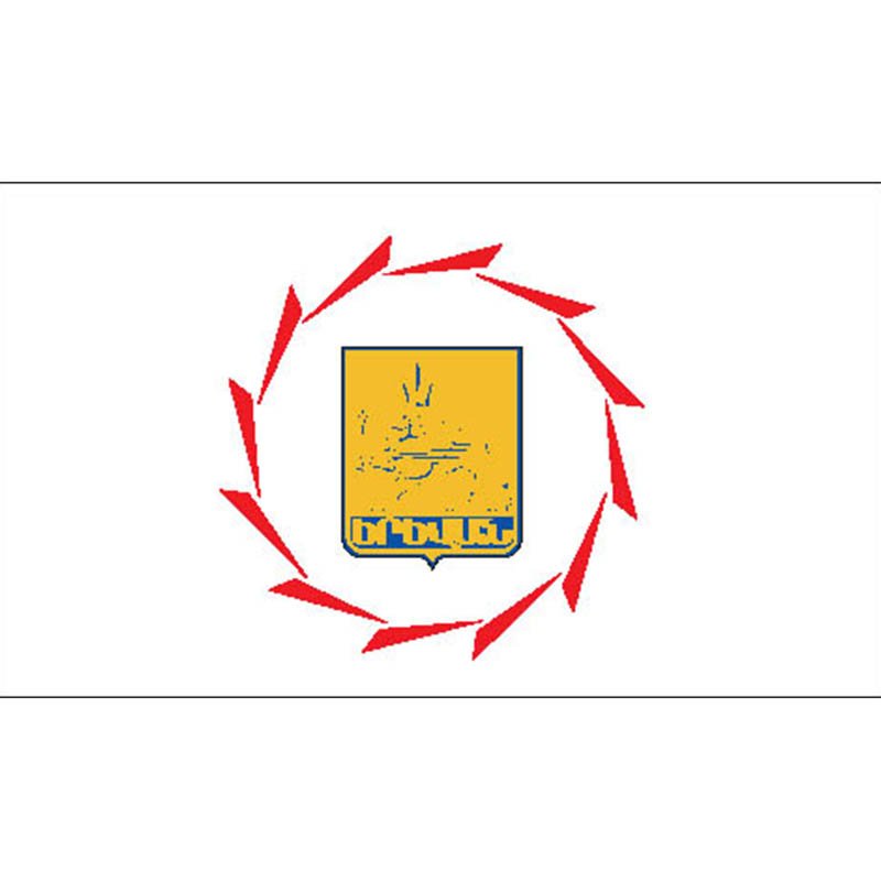 Yerevan City Flag N6022 A4 Photo Print