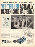 Yes Tissues Family 1950s Vintage Retro Advert Poster