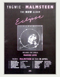 Yngwie Eclipse Tour Vintage Retro Advert Poster A4 Photo Print