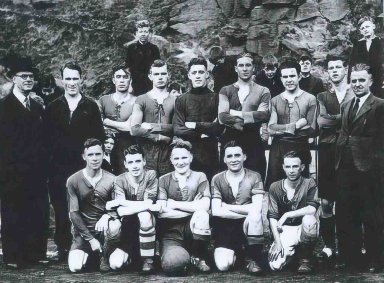 Ynyshir Albion Football Club 1945 Vintage A4 Photo Print