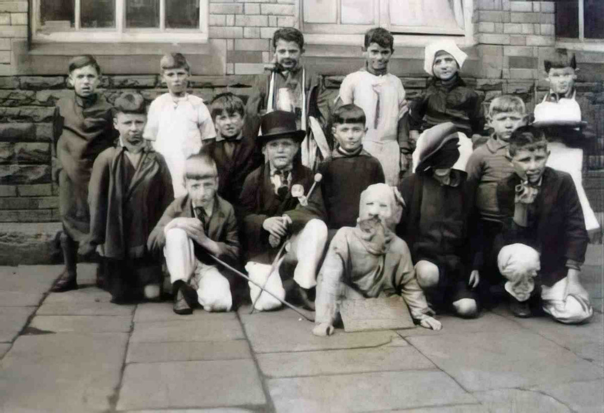 Ynyshir Boys School Play year unknown Vintage A4 Photo Print