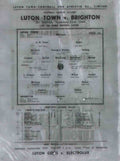 Ynyshir Luton Town Program with Stan Kettley at Left Half in 1944 Vintage A4 Photo Print