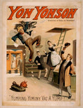 Yon Yonson Train 3 Vintage Retro Advert Poster A4 Photo Print