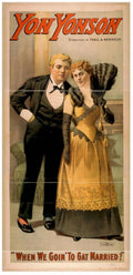 Yon Yonson Wedding Vintage Retro Advert Poster A4 Photo Print