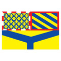 Yonne Dep Flag N2994 A4 Photo Print