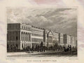 York Terrace London England Shepherd 1827 Vintage A4 Photo Print