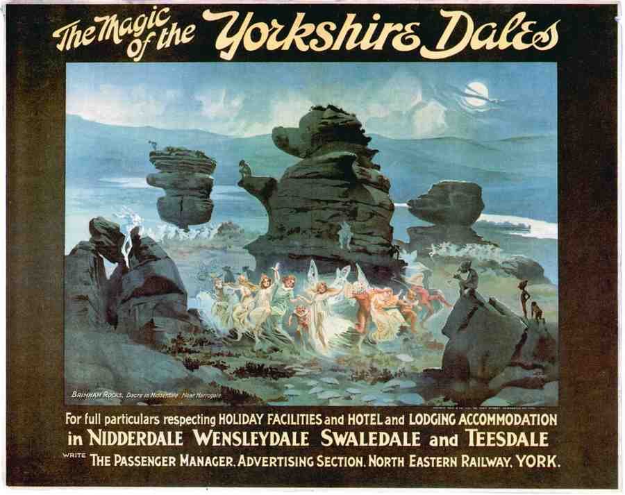 Yorkshire Dales Advert A4 Photo Print