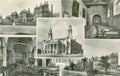 Yorkshire Leeds Multiview 1950 Vintage A4 Photo Print