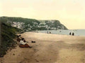 Yorkshire Runswick Sands 1900's Vintage A4 Photo Print