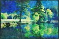Yosemite USA 167019 Merced River In Spring A4 Limited Edition Watercolour Print