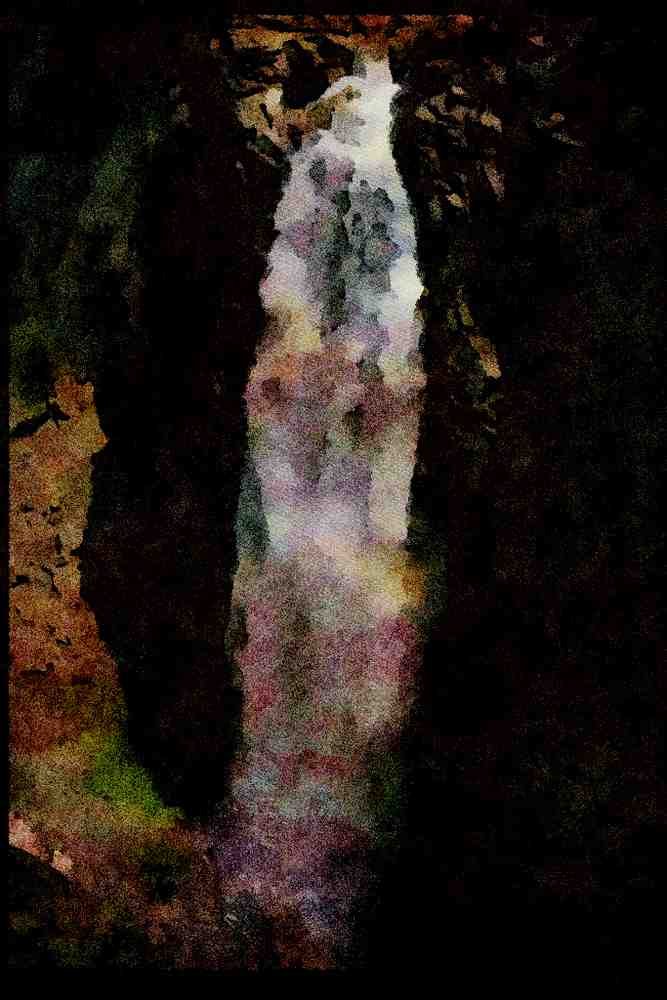 Yosemite USA 167033 Illilouette Falls A4 Limited Edition Watercolour Print