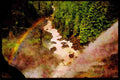 Yosemite USA 167042 Top Of Vernal Falls A4 Limited Edition Watercolour Print