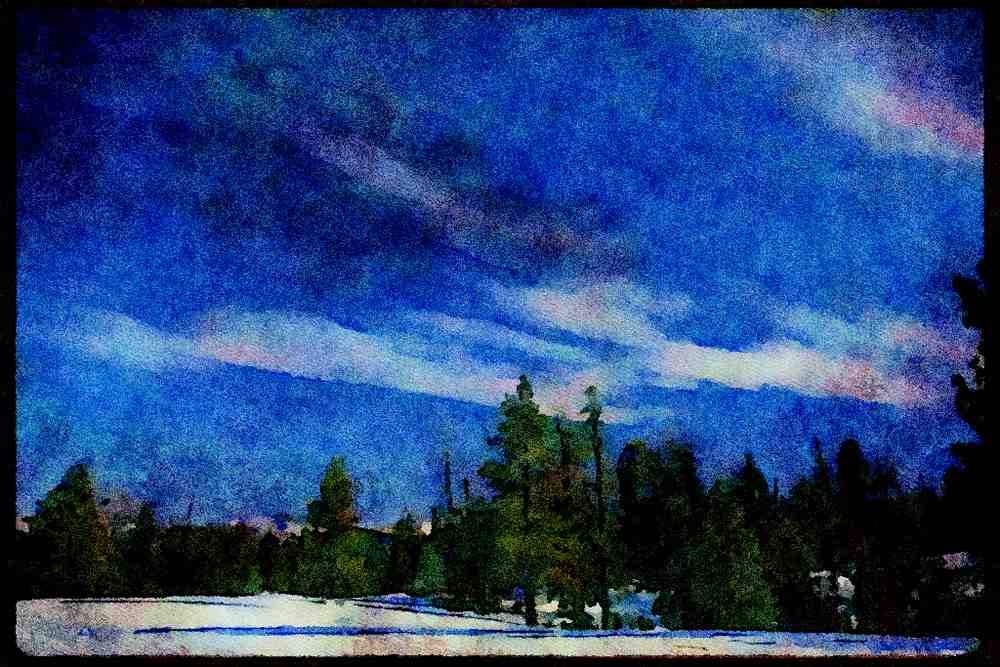 Yosemite USA 167051 Badger Pass A4 Limited Edition Watercolour Print
