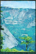 Yosemite USA 167058 View From Glacier Point A4 Limited Edition Watercolour Print