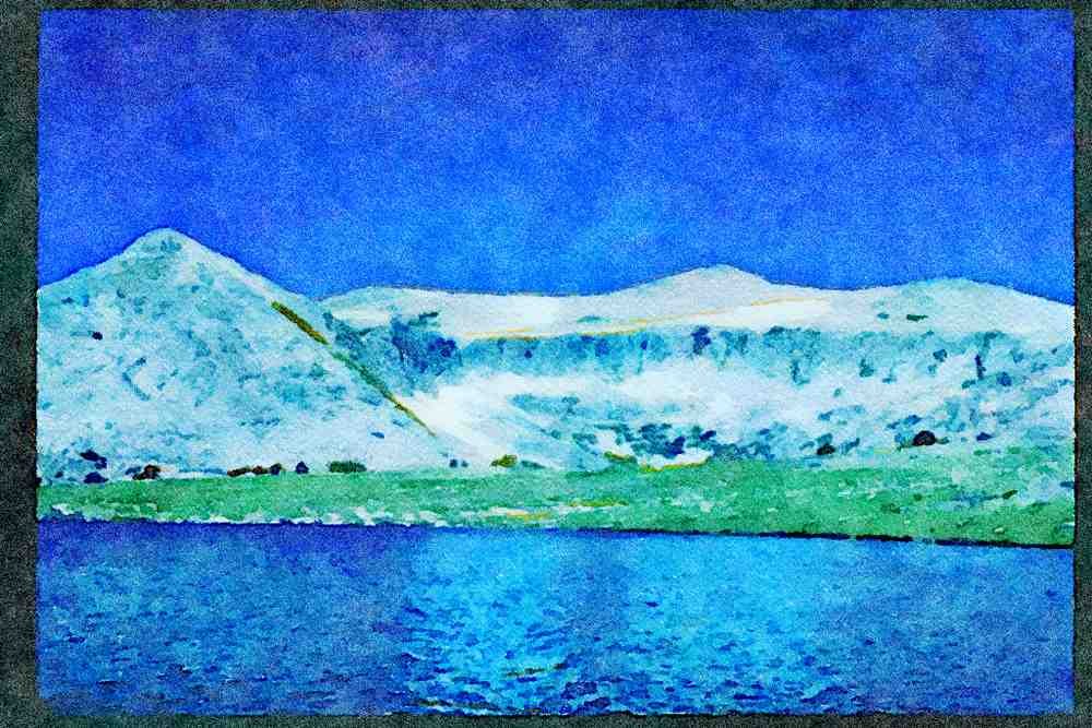 Yosemite USA 167095 Gaylor Lake A4 Limited Edition Watercolour Print