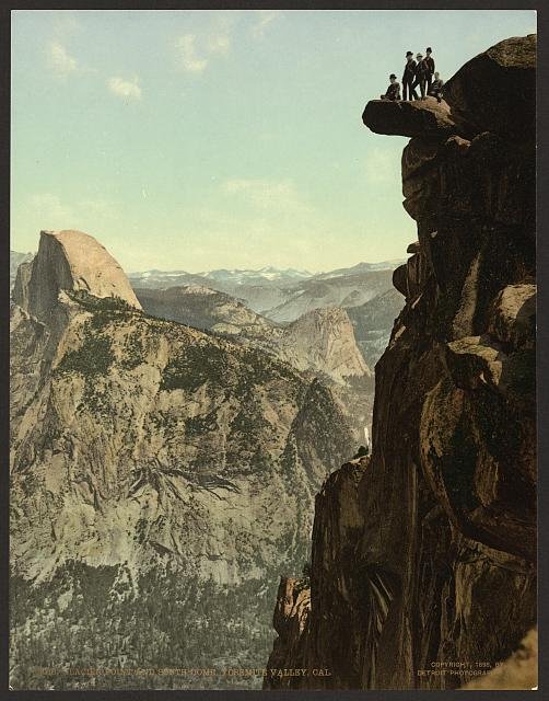Yosemite Valley Cal Vintage A4 Photo Print