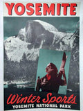 Yosemite Vintage Retro Advert Poster A4 Photo Print