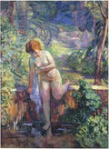 Youn Girl In A Garden At St Tropez 1903 A4 Photo Print