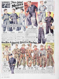 Young America Suits Vintage Retro Advert Ads A4 Photo Print