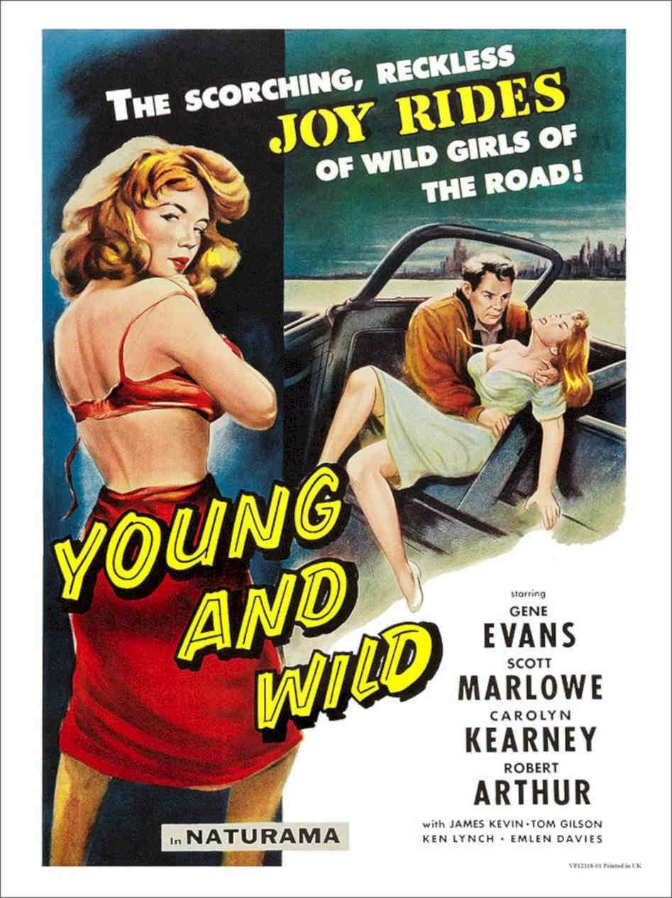 Young And Wild Movie Poster Vintage Retro Advert Poster A4 Photo Print