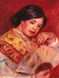 Young Girl With Fan Renoir A4 Photo Print