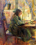 Young Girl Writing Morisot A4 Photo Print