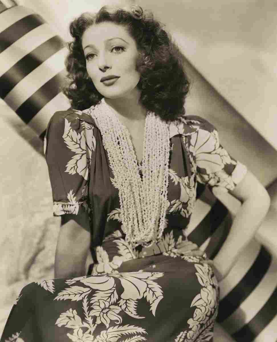 Young Loretta 17S film star poster A4 Photo Print