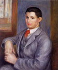 Young Man In A Red Tie Portrait Of Eugene Renoir 1890 Private Collection A4 Photo Print