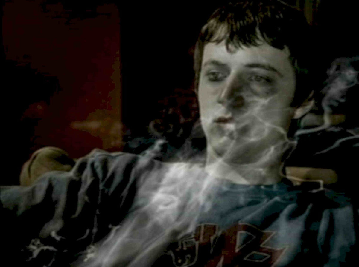 Young Man Smoke Vintage Retro Advert Poster A4 Photo Print