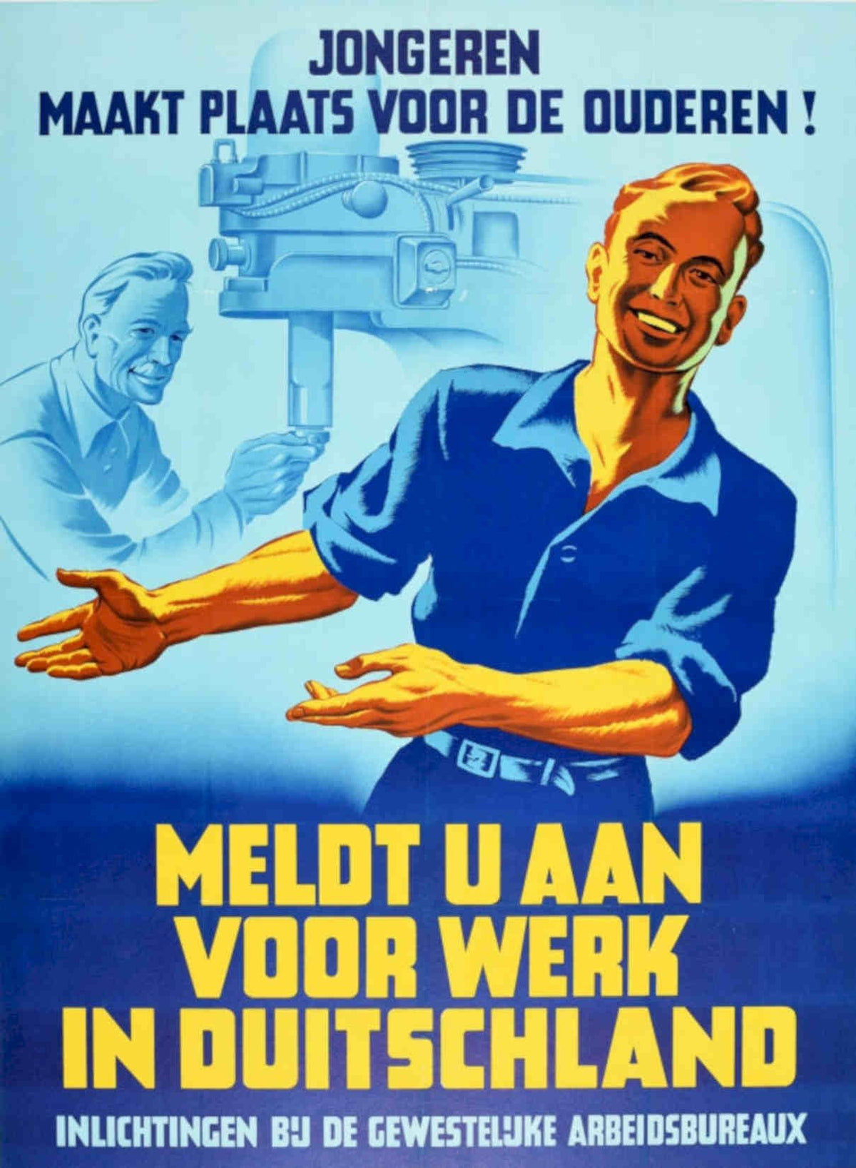 Young People Older Vintage Retro Advert Poster A4 Photo Print