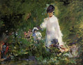 Young Woman Among The Flowers 1879 A4 Photo Print