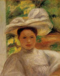 Young Woman In A Hat 1895 A4 Photo Print