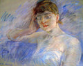 Young Woman In White Morisot A4 Photo Print