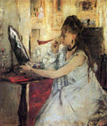 Young Woman Powdering Her Face Morisot A4 Photo Print