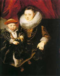 Young Woman With Child Cgf A4 Photo Print