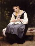 Young Worker Bouguereau A4 Photo Print