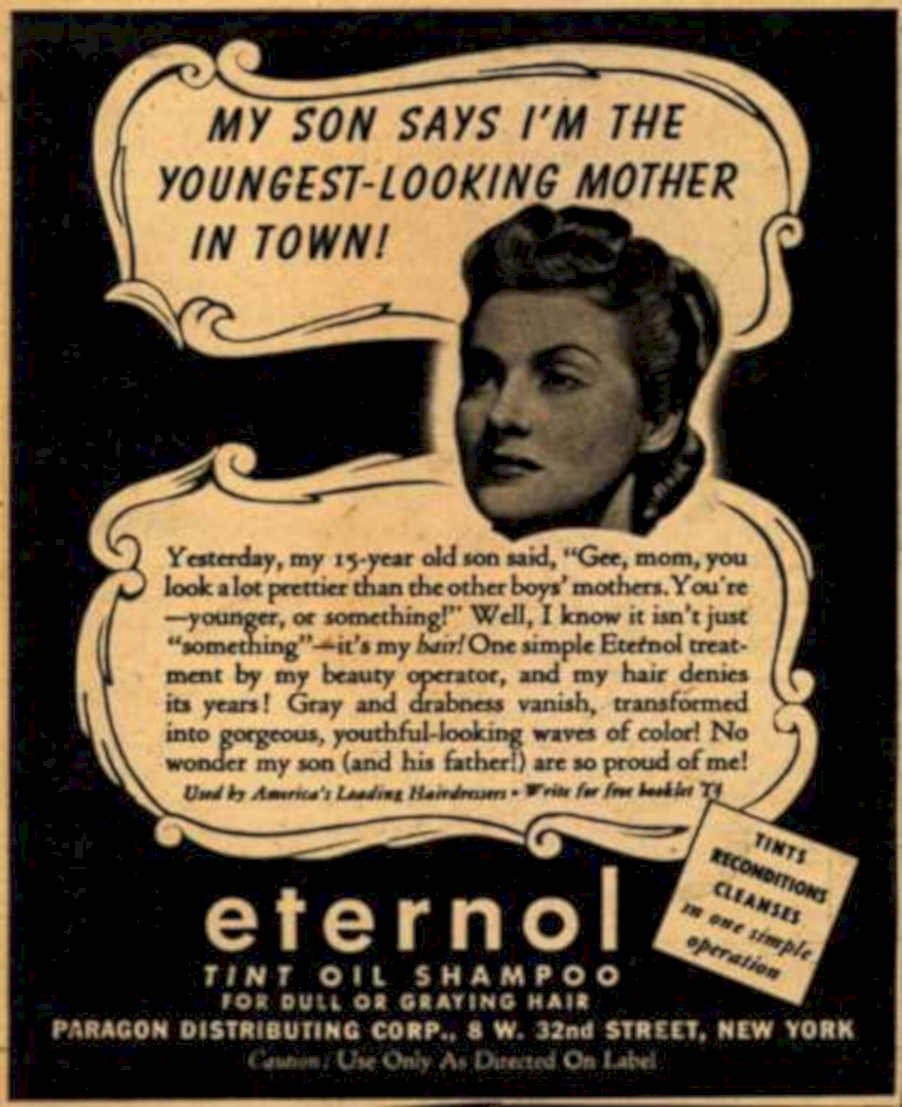 Youngest Mother Eternel Vintage Retro Advert Ads A4 Photo Print