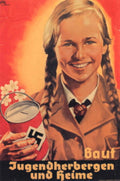 Youth Hostels Swastica 1930s Vintage Retro Advert Poster