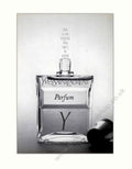 Ysl Perfume Bottle Vintage Retro Advert Poster A4 Photo Print
