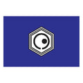 Yubari City Flag N2650 A4 Photo Print